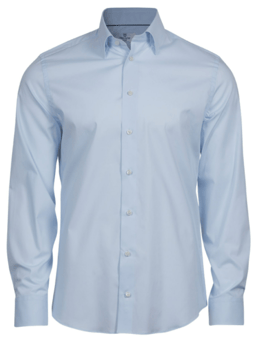 picture of Tee Jays Men's Stretch Luxury Shirt - Light Blue - BT-TJ4024-LBL
