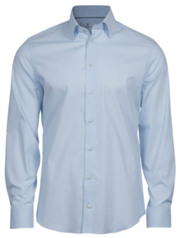 Picture of Tee Jays Men's Stretch Luxury Shirt - Light Blue - BT-TJ4024-LBL
