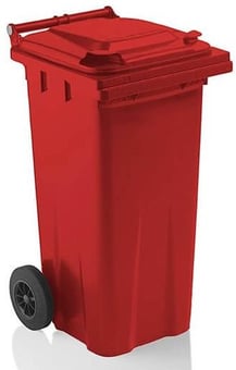 picture of Red 120 Litre Wheelie Bin Max Load 48kg - [GW-120LWHEELIEBIN-RED]