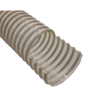 Picture of Anti-Static Polyurethane Ducting - 102mm Bore x 20m - [HP-CPUAS40CLR20M]