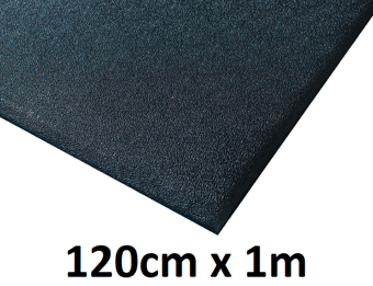 picture of Kumfi Pebble Anti-Fatigue Mat Black - 120cm x 1m - [BLD-KP48BL]