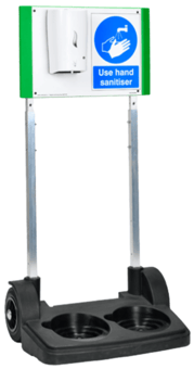 picture of Howler SafetyHub SaniPost Mobile Hand Sanitiser Stand - [HWL-SH05]