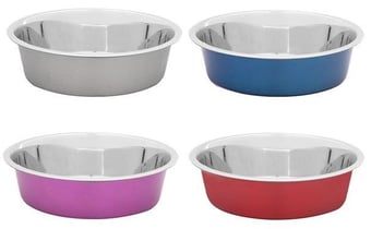 Picture of Smart Choice Metallic Anti-Skid Pet Bowl Assorted Colours 1600ml - [PD-SC1361] - (DISC-R)