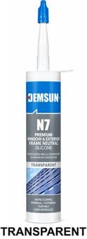 picture of Demsun N7 Transparent Silicone Frame Sealant - Weather Resistant - 300ml - [DMS-DS02413]