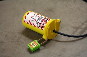 picture of Spectrum Cylinder Electrical Plug Lockout - SCXO-CI-LOK058