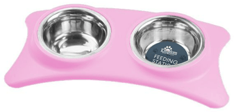Picture of Kingdom Pet Double Diner Feeding Station Assorted Colours - [PD-PET4611] - (DISC-W)