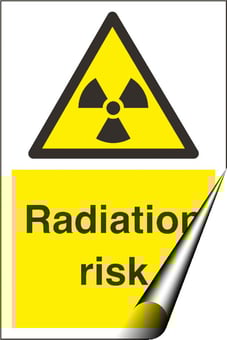 picture of Radiation Sign - 200 x 300Hmm - Self Adhesive Vinyl - [AS-WA70-SAV]