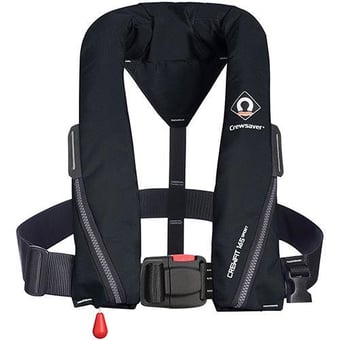 Picture of Crewsaver Crewfit 165N Automatic Black Sport Lifejacket - [CW-9710BLA]