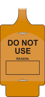 Picture of AssetTag Flex - Do not use 2 - Orange - Pack of 10 - [CI-TGF0610O]