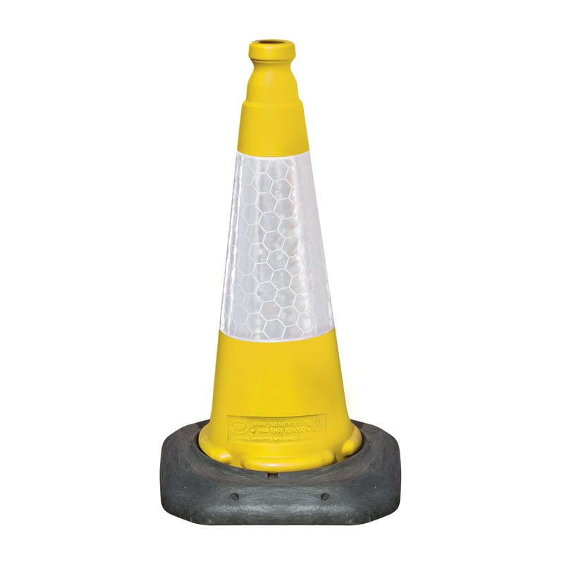 JSP - 50cm/20inch - Yellow 2 Part Dominator Cone c/w Sealbrite Sleeve - [JS-JBE049-240-200]