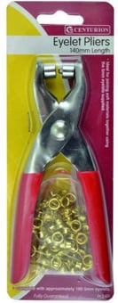 Picture of 140mm Eyelet Pliers - With Spare 5mm Eyelets - [CI-PL24P]