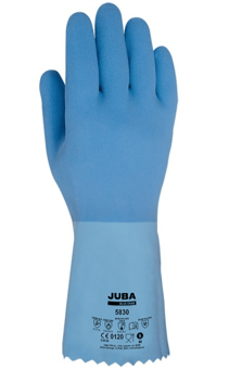 picture of Juba Blue Grab Latex Coated Gloves - [BL-300505] - (DISC-W)