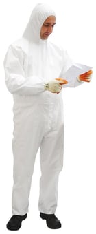 picture of BizTex® ST40 Microporous Laminated Coverall with Hood - Type 5/6 - PW-ST40