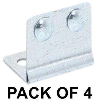 picture of BiGDUG Zinc Feet With Fixings - Pack of 4 - [BDU-WZSF4]