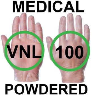 picture of Supertouch Medical Powdered Vinyl Clear Gloves - Box of 50 Pairs - ST-11301