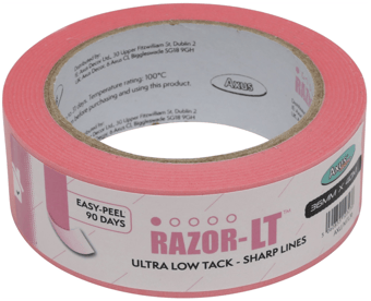 Picture of Axus Decor Razor-Lt Ultra Low Tack Tape - 36mm x 40m - [OFT-AXU/MTL36]