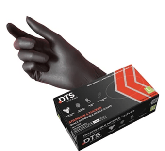 Picture of DTS Defend Heavy Duty Nitrile Gloves - Black - Box of 50 Pairs - DTS-7309
