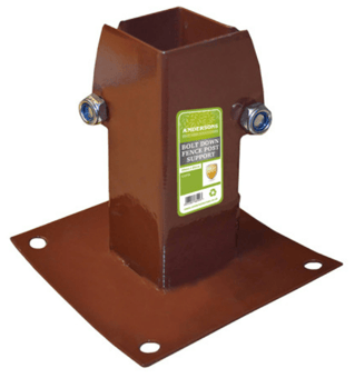 Picture of Bolt Down Fence Post Support - 50 x 50mm - [CI-CJ312L]