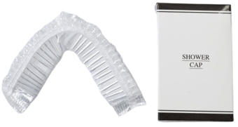 Picture of Black & White Shower Cap - Box Deal 10 x 50 - [IH-MCS-WSBSHOWER]