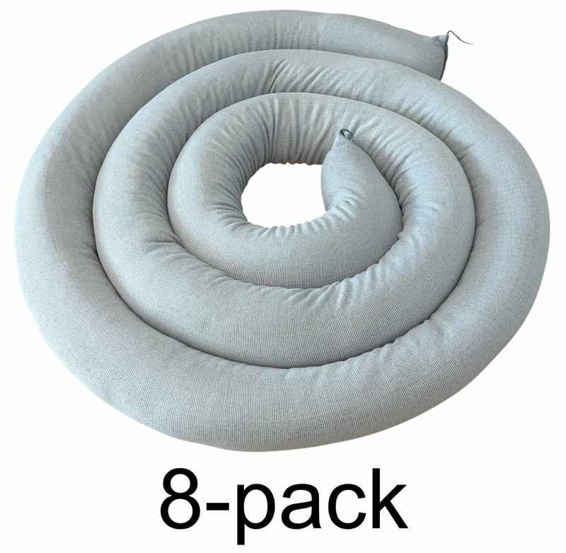 Ecospill Premier Extra Maintenance Sock - 100% Polypropylene - 7.5cm x 3m - Pack of 8 - [EC-M0230730]