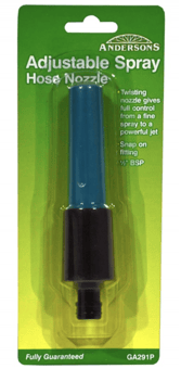 picture of Andersons - Adjustable Spray Hose Nozzle - 1/2" BSP - [CI-GA291P]