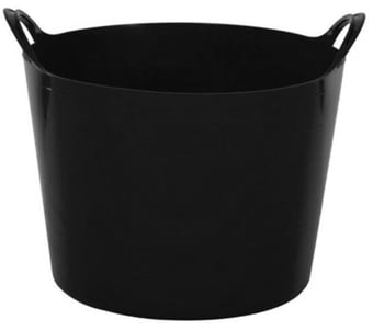 Picture of Whitefurze Black Flexible Tub - 14L Capacity - Perfect for Convenient Storage - [CP-SI18716] - (DISC-R)