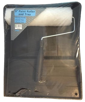 picture of 9 Inch Paint Roller and Tray Set - [AF-5060352917659]