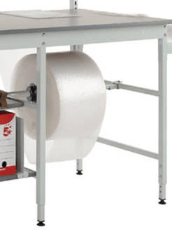 Picture of QMP Mini Under Bench Roll Holder to Suit 2100mm Workbench - Light Grey - [QM-BPMINRHUB21L]