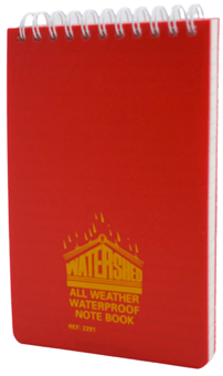 picture of Exacompta Chartwell Water Resistant Notebook Lined Red - 156 x 101mm - [EXC-2291Z]