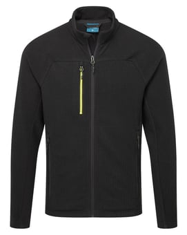 picture of Portwest EV480 - EV4 Textured Fleece Jacket - Black - PW-EV480BKR