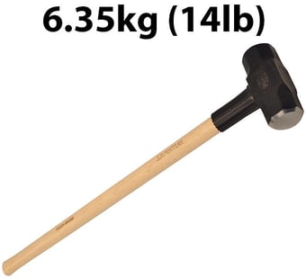 picture of Faithfull - Sledge Hammer Contractors  - Hickory Handle - 6.35kg - [TB-FAIHS14C]