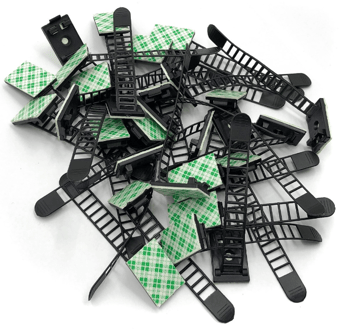 picture of Amtech 30 Self-adhesive Cable Clips - [DK-S0840]