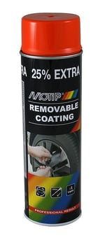 Picture of Motip Sprayplast Removable Coating - Orange Glossy 500ml - [SAX-M04306]