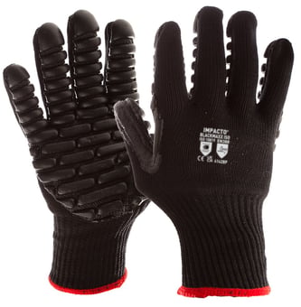 picture of Impacto BLACKMAXX ISO Anti-Vibration Glove - Pair - IM-BLACKMAXXISO - (LP)