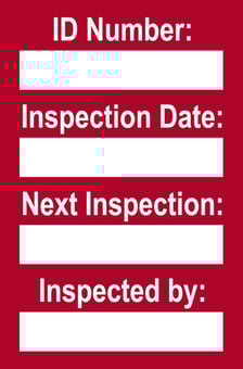 Picture of Harness Mini Tag Insert - Red (Pack of 20) - [SCXO-CI-TG64R]