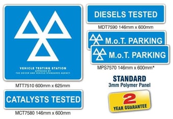 picture of MOT Signs - Exterior - 5 Sign Pack - [PSO-ESP7505]