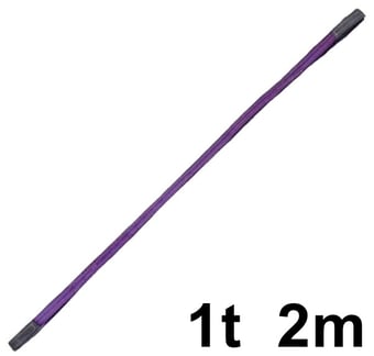 picture of Climax Webbing Sling - Violet - 1t 2m - [CL-SLING-1T2M]