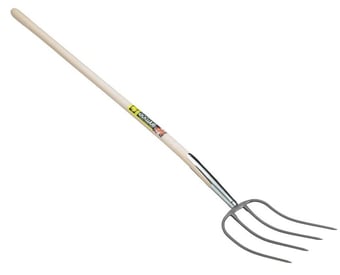 Picture of Bulldog Premier Manure Fork 4 Prong 48” Long Handle - [ROL-1711044870] - (DISC-X)