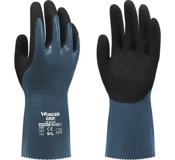 Picture of Wondergrip Blue Oil Guard Gloves - MC-WG-528L - (DISC-X)