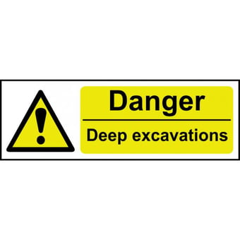 Picture of Spectrum Danger Deep Excavations - RPVC 600 x 200mm - SCXO-CI-12562