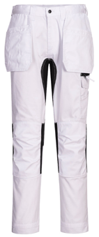 picture of Portwest CD883 - WX2 Stretch Holster Trousers White - PW-CD883WHR