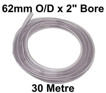 picture of Un-Reinforced PVC Hose - 62mm O/D x 30m - [HP-CPCP50/62]