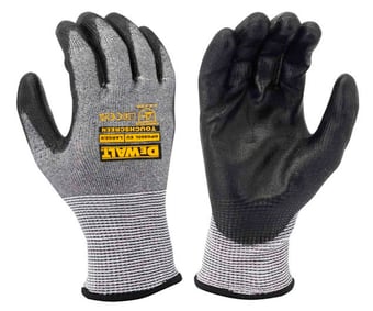 picture of DEWALT DPG860 EU Touchscreen HPPE Cut E Glove - Pair - Size L - [RN-DPG860L]