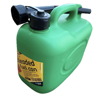 picture of Prosolve Unleaded Plastic Petrol Fuel Can - 5L Green - [PV-PVPFC5]
