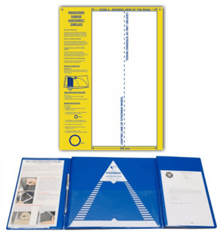 Picture of Tyre Tread Width Gauge and Windscreen Damage Template - [PSO-TWP0123]