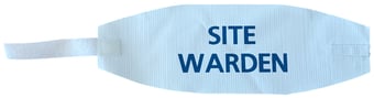 picture of Arm Badge With PVC Coated Fabric With Velcro Fastening - "Site Warden" - [UP-0044/169679]