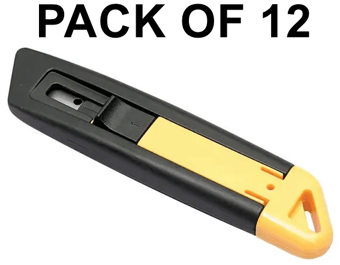 picture of Retractable Safety Knife - Right Handed - Pack of 12 - [SLB-405586] - (LP)