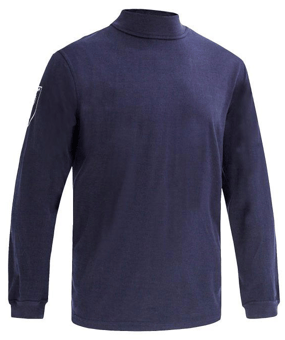 picture of Phoenix Flame Retardant Anti-Static Long Sleeved T-Shirt - Navy Blue - FU-TS001