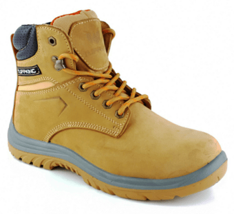 picture of Tuffking Fury Tan Brown Nubuck Leather Safety Hiker Boots S3 SRC PU Anti-Fatigue Footbed - GN-2015