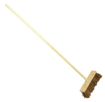 picture of Faithfull Bassine/Cane Flat Broom - 325mm/13 Inch - [TB-FAIBRBC13FLH]